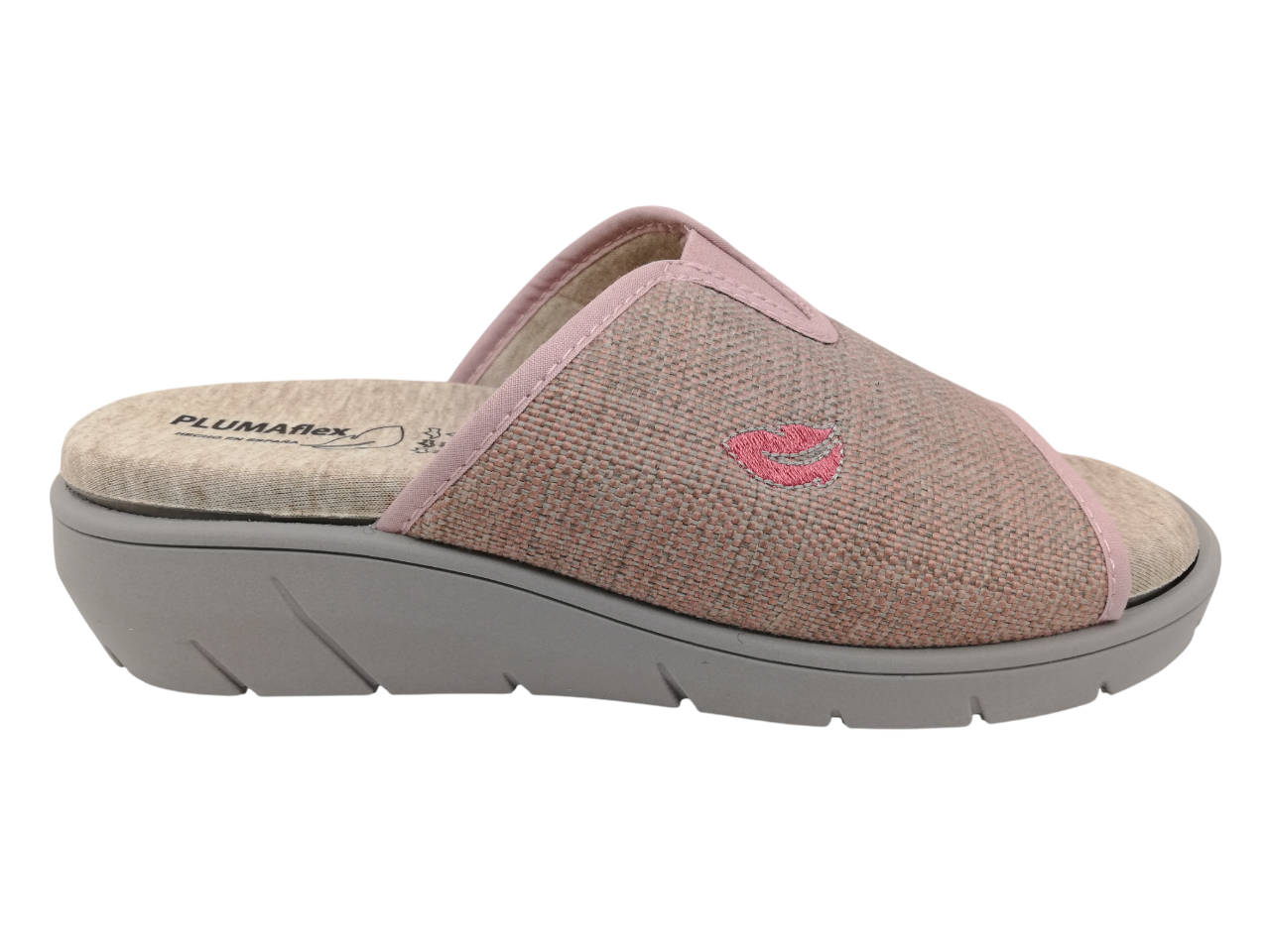 Zapatilla Casa Mujer PlumaFlex 14508 Rosa