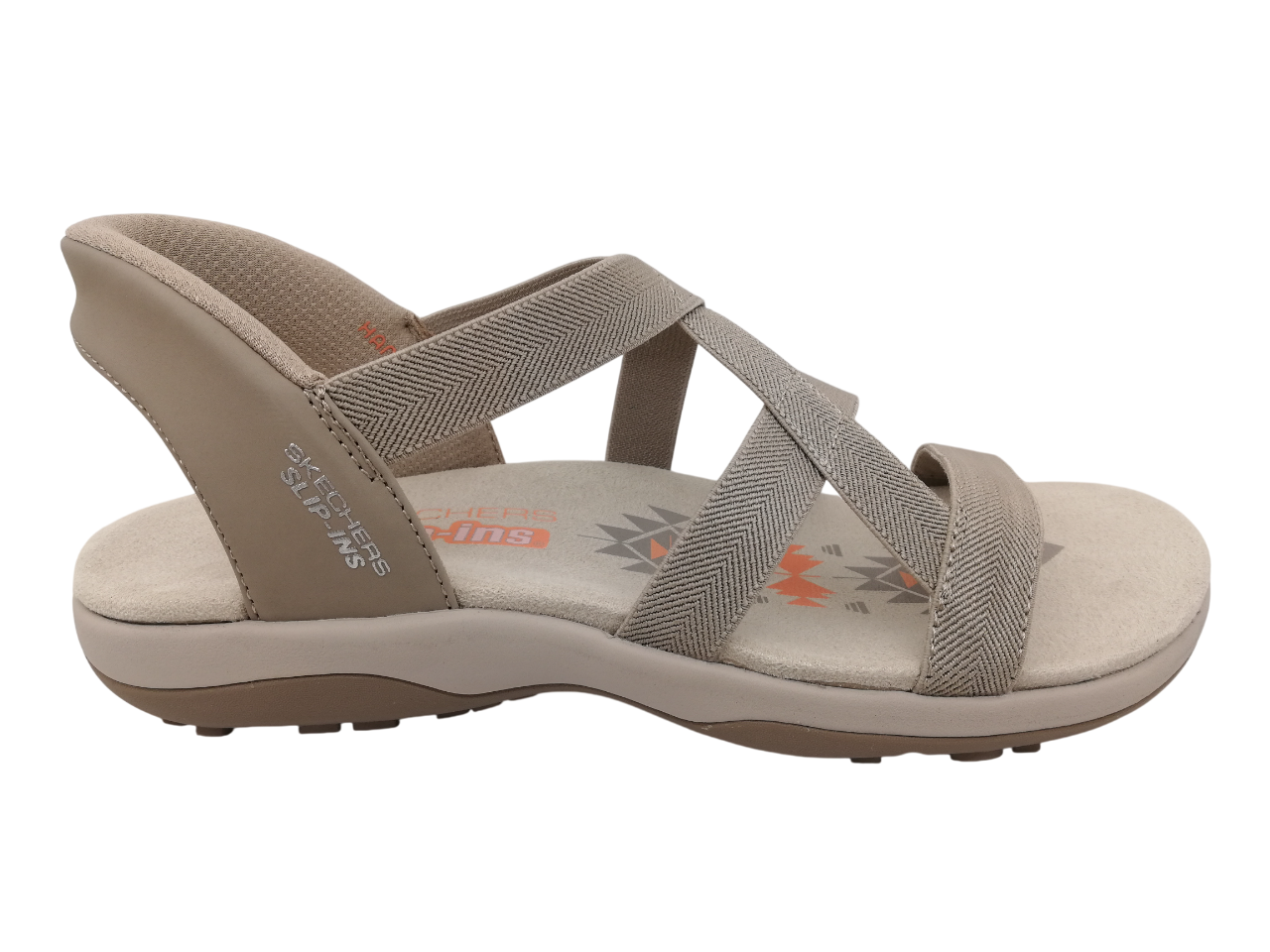 Sandalia Slip-Ins Mujer Skechers 163460 Taupe