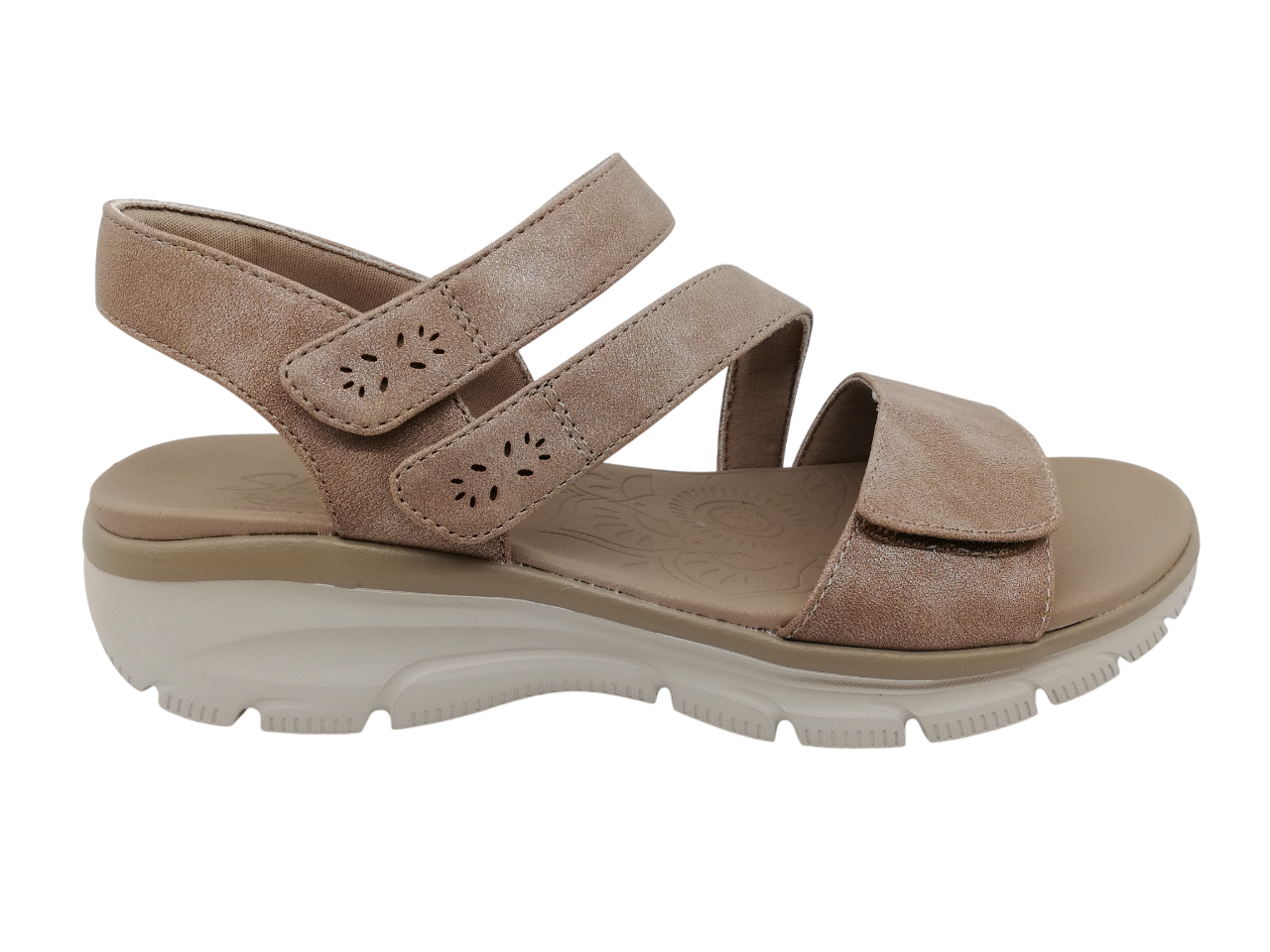 Sandalia Mujer Skechers 163532 Taupe