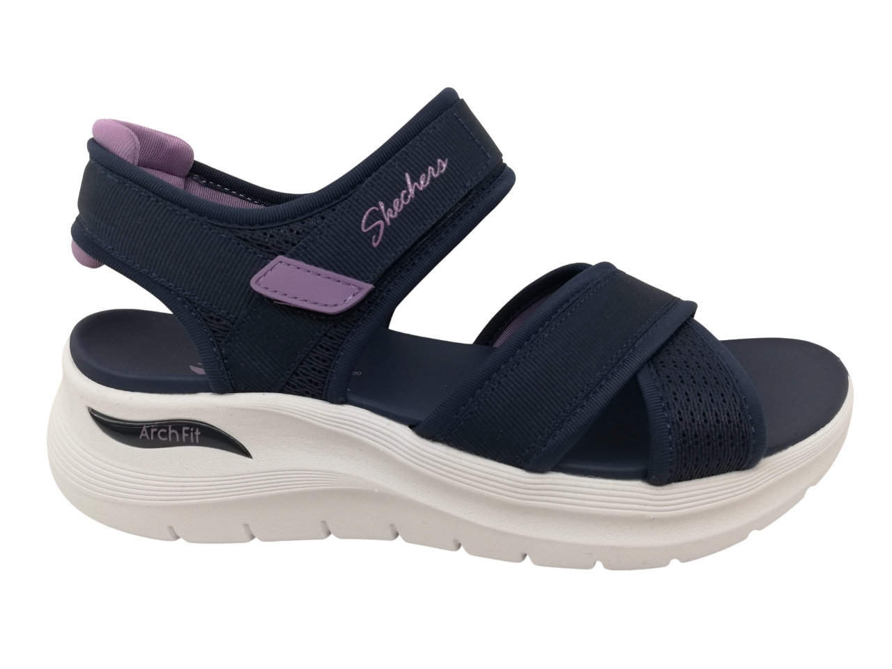 Sandalia Arch-Fit Mujer Skechers 164078 Azul Marino