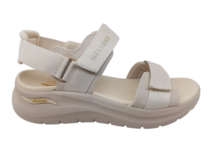 Sandalia Arch-Fit Mujer Skechers 119465 Blanco