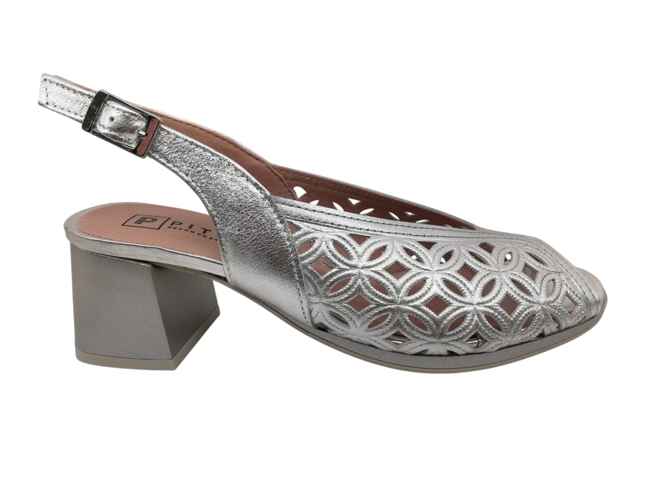 Sandalia Vestir Mujer Pitillos 11210 Plata