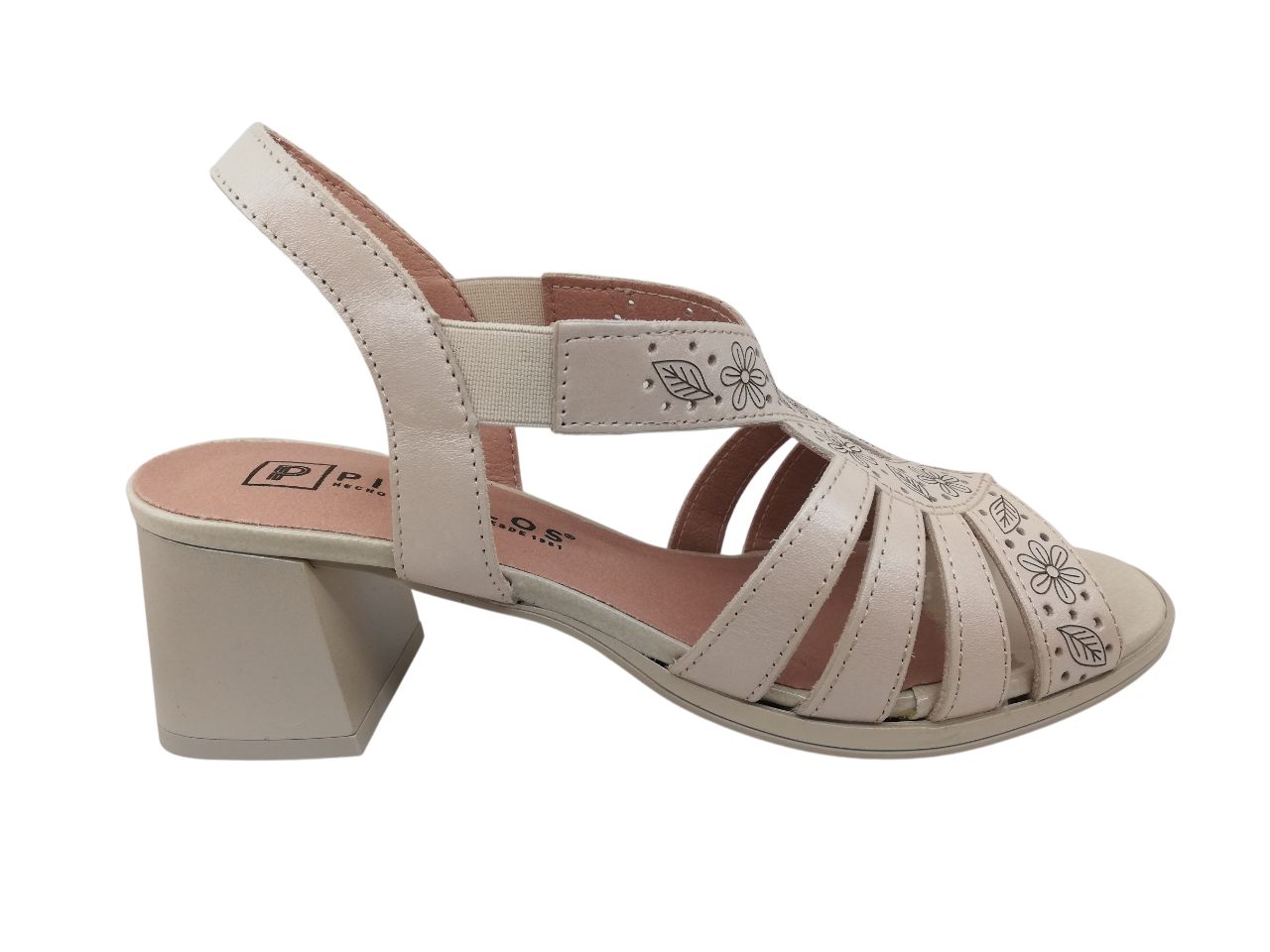 Sandalia Vestir Mujer Pitillos 11211 Natural