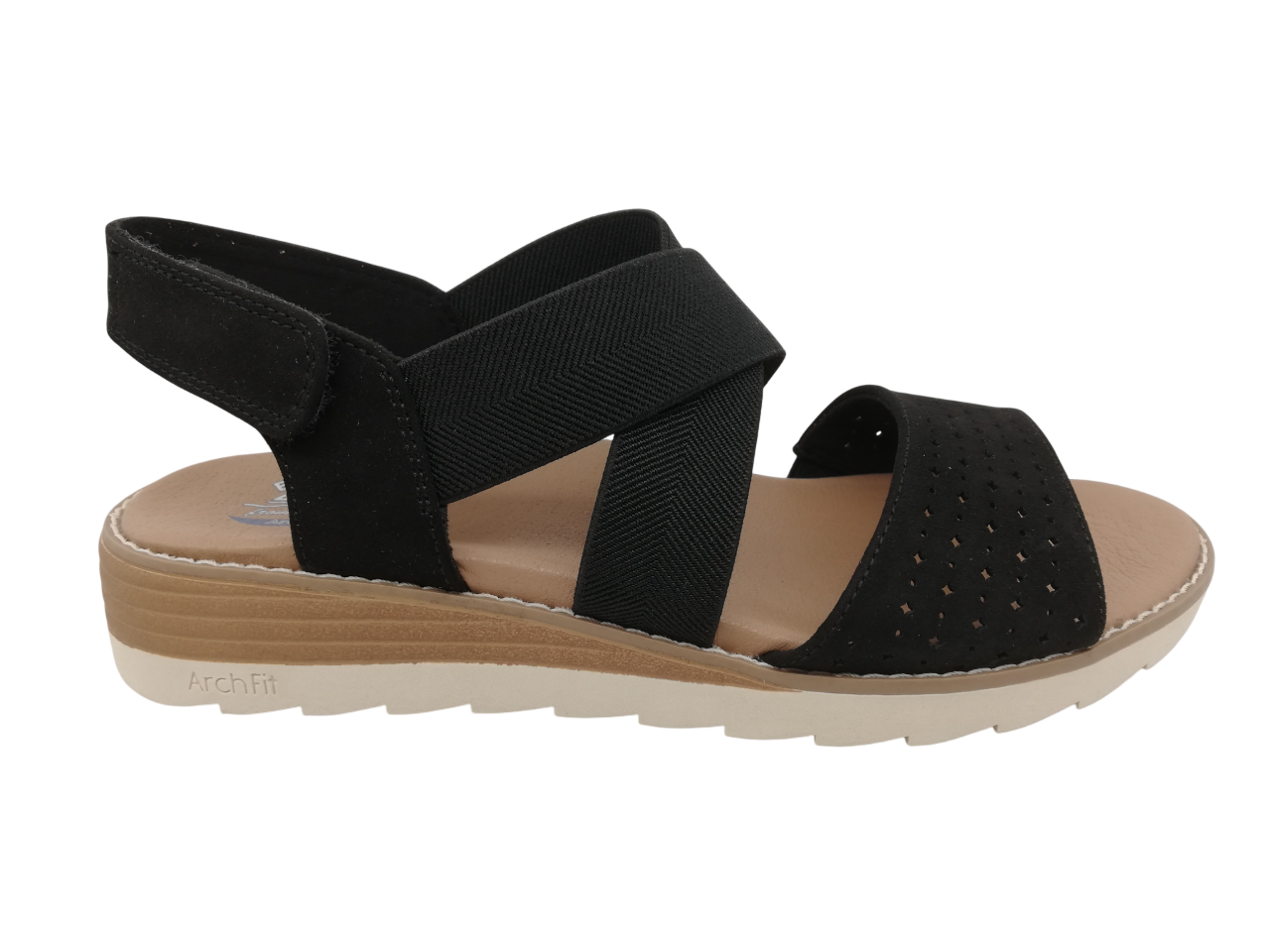 Sandalia Mujer ArchFit Skechers 113890 Negro