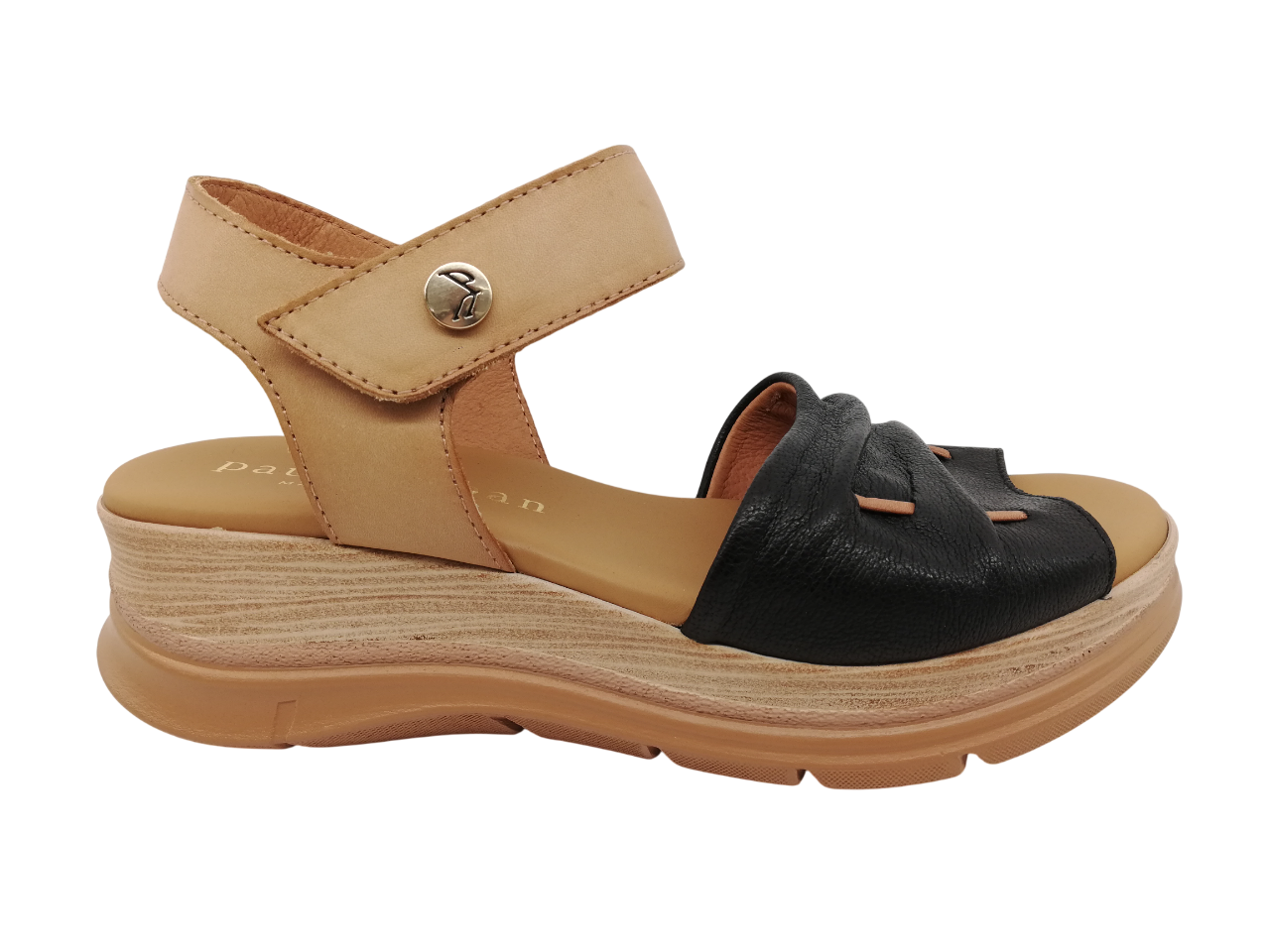 Sandalia Mujer Paula Urban 24-404 Negro