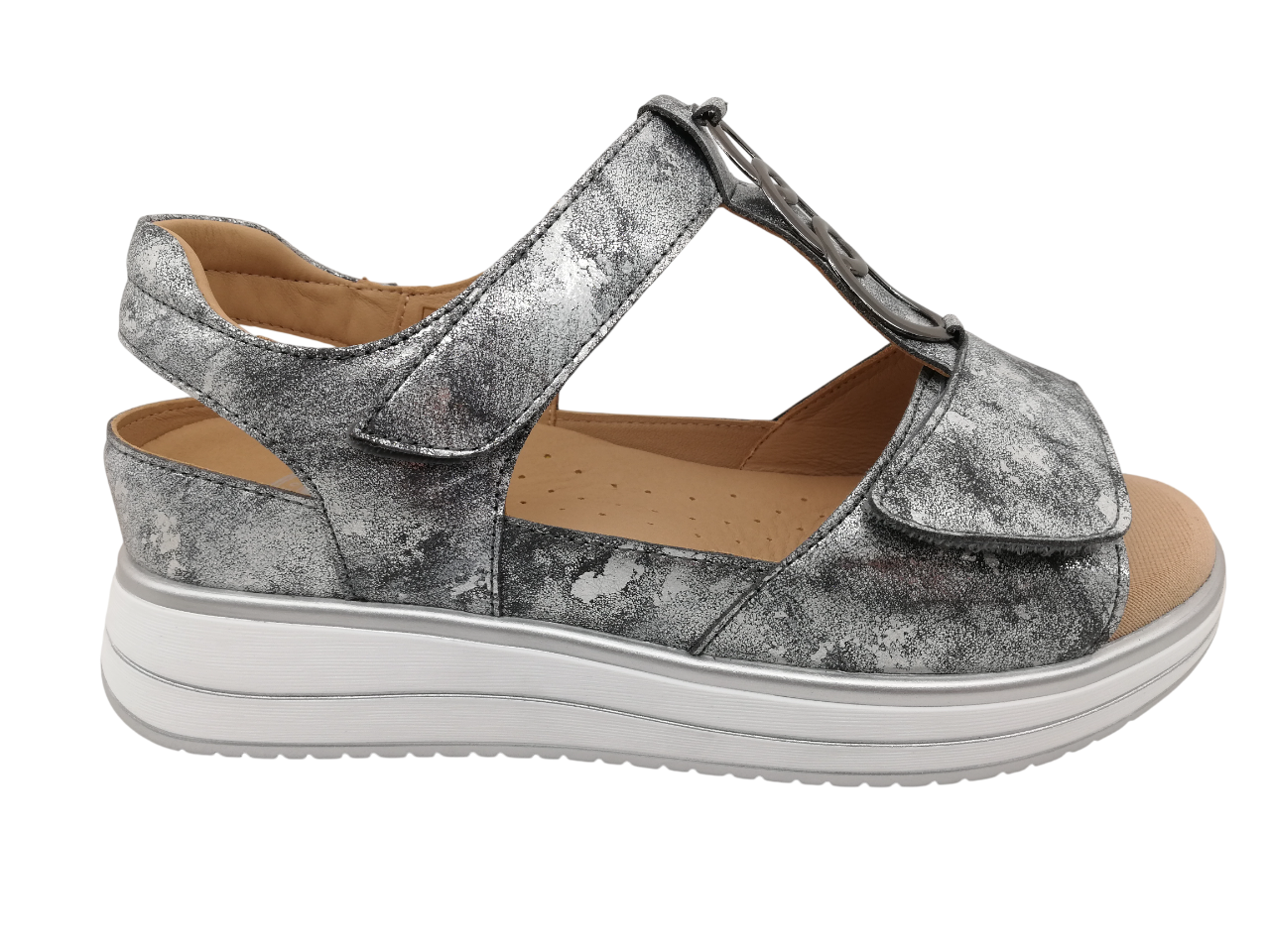 Sandalia Mujer G Confort S-664J Plata