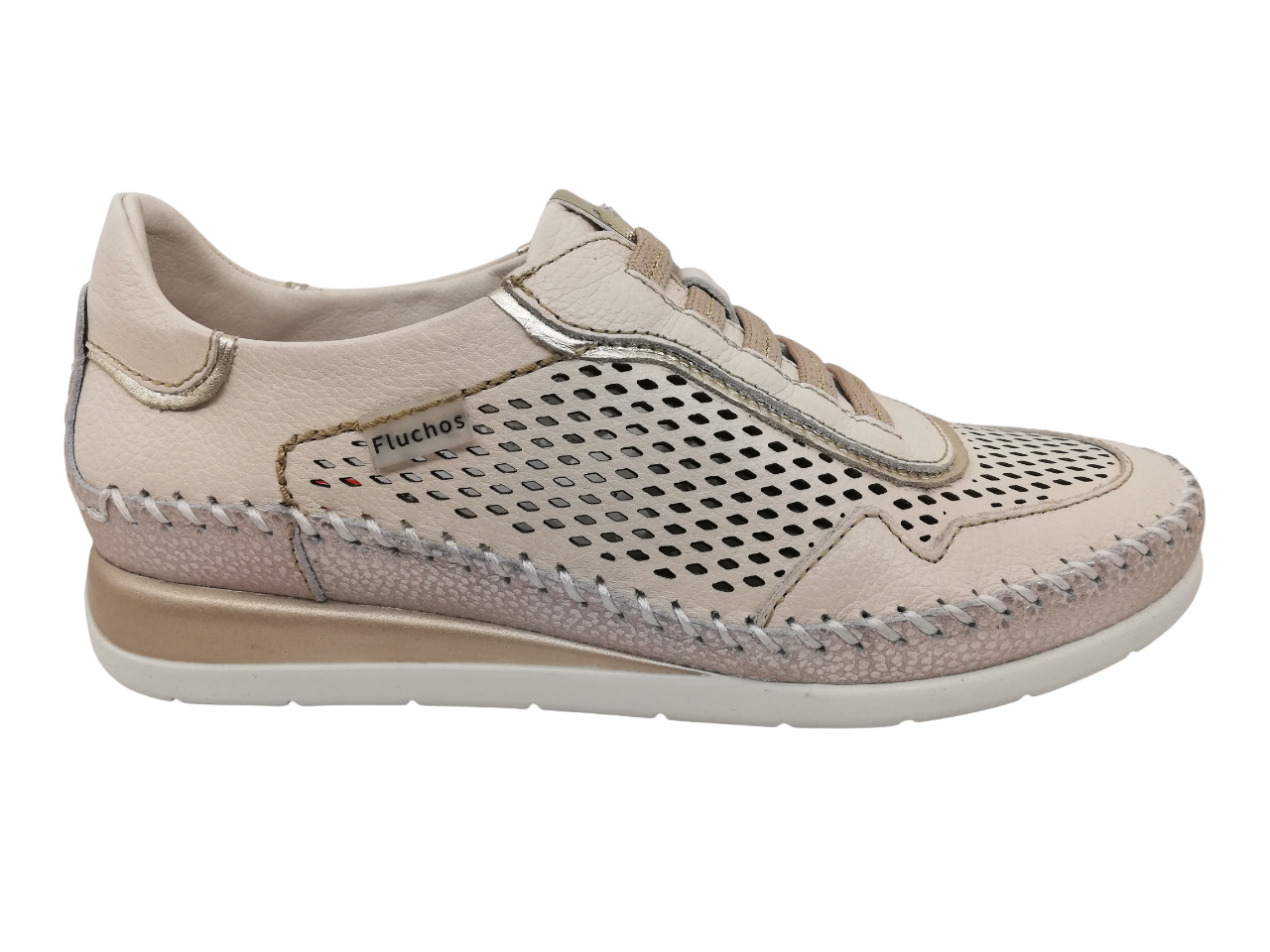 Zapato Causal Mujer Fluchos F2143 Beige