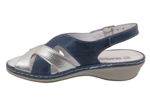 Sandalia Mujer Suave 3000 Tejano-Plata - Ítem1