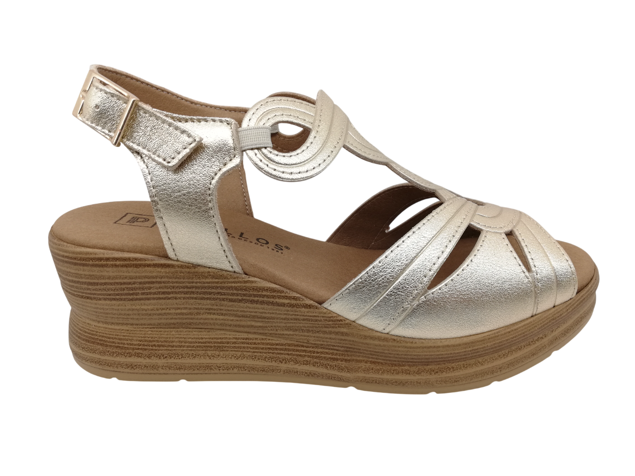 Sandalia Mujer Pitillos 11050 Oro