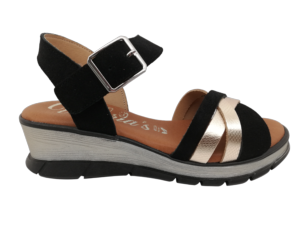 Sandalia Mujer Valeria's 2654 Negro