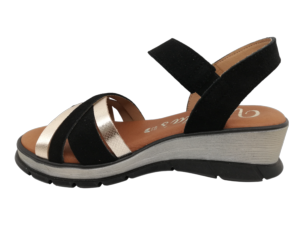 Sandalia Mujer Valeria's 2654 Negro - Ítem1