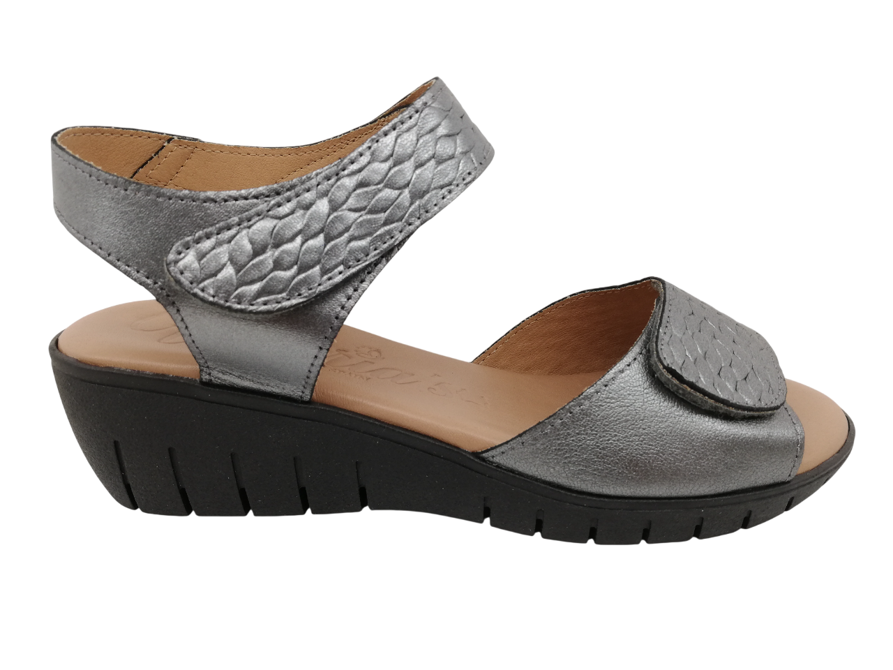 Sandalia Mujer Valeria's 2680 Plomo