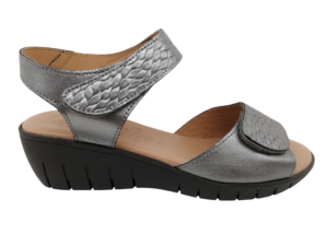 Sandalia Mujer Valeria's 2680 Plomo