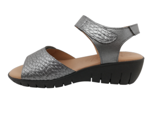 Sandalia Mujer Valeria's 2680 Plomo - Ítem1