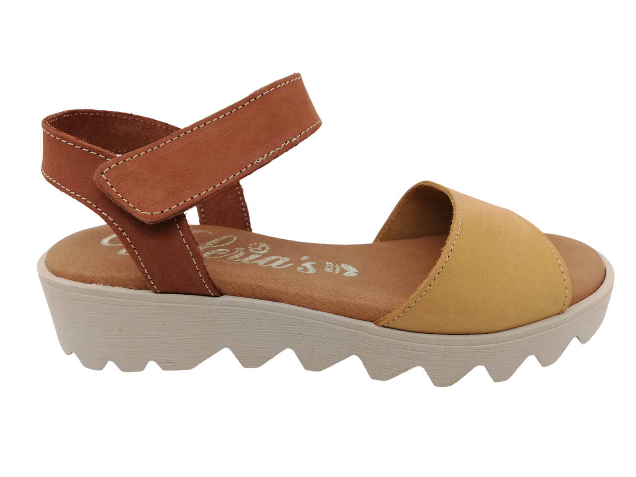 Sandalia Mujer Valeria's 2690 Ocre