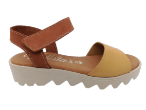 Sandalia Mujer Valeria's 2690 Ocre