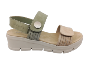 Sandalia Mujer Amarpies 30135 Beige-Kaki