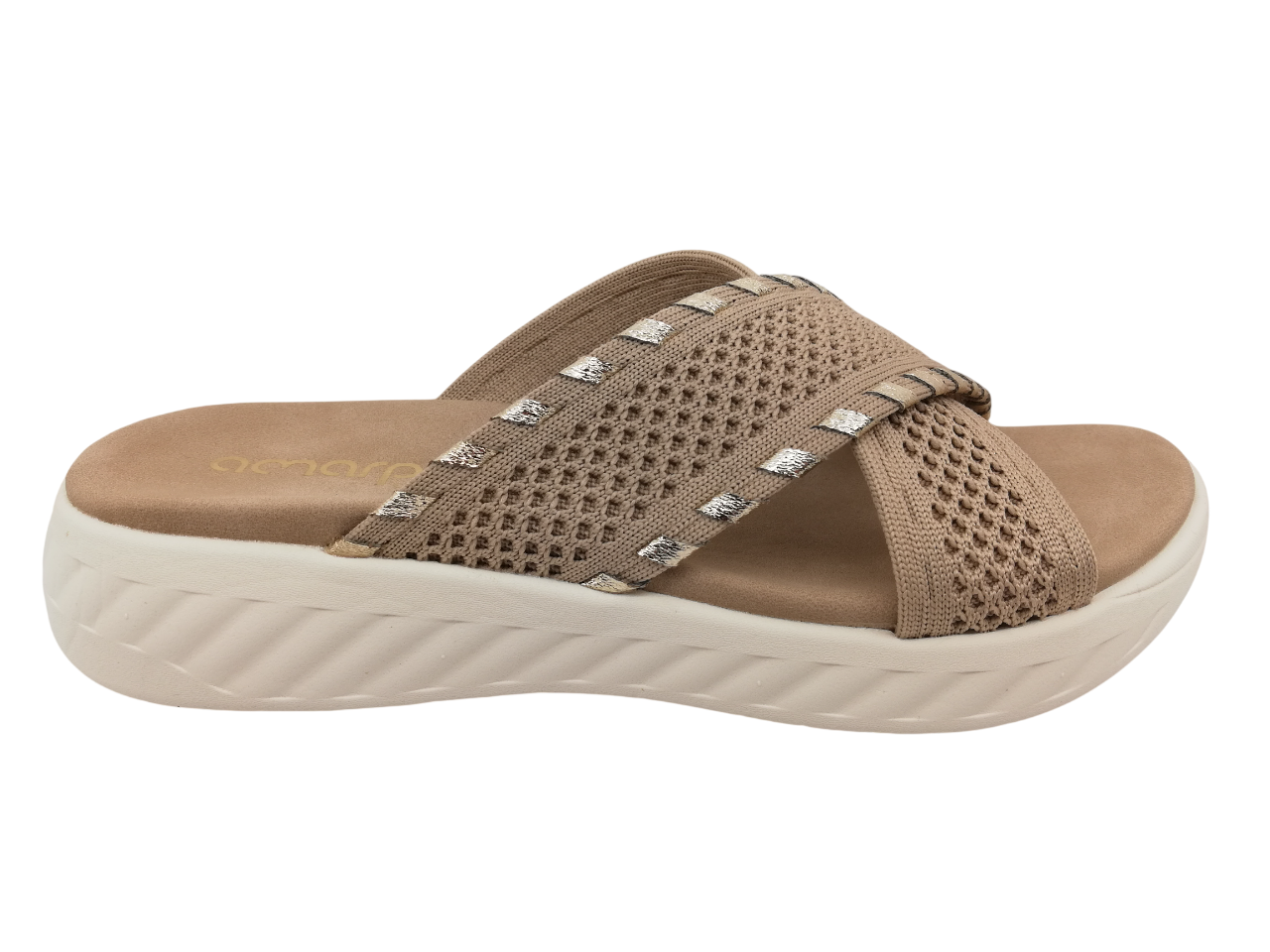 Sandalia Mujer Amarpies 30189 Beige