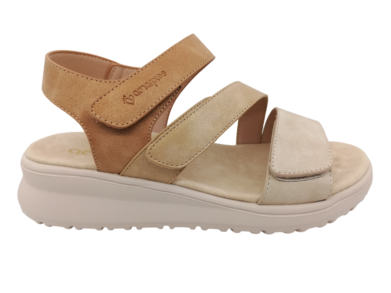 Sandalia Mujer Amarpies 30157 Beige