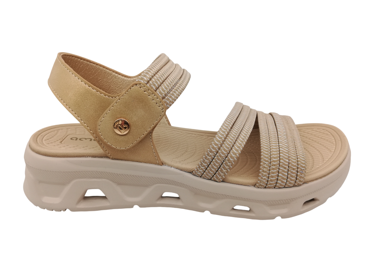 Sandalia Mujer Amarpies 30178 Beige