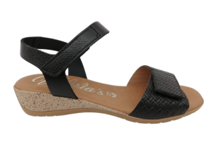 Sandalia Mujer Valeria's 2655 Negro