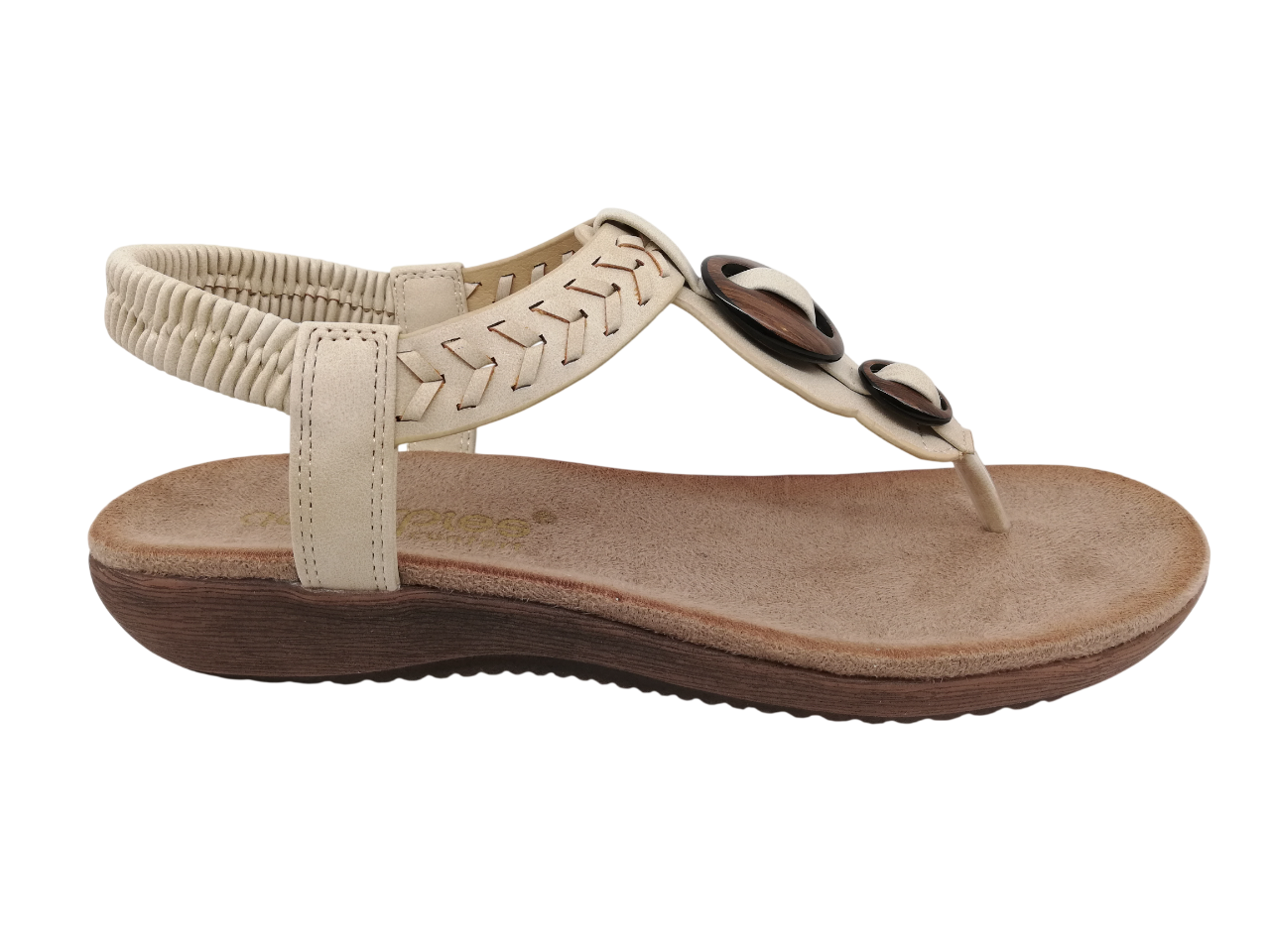Sandalia Mujer Amarpies 30236 Beige