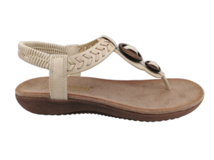 Sandalia Mujer Amarpies 30236 Beige