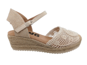 Alpargata Mujer D' Angela 30671 Beige