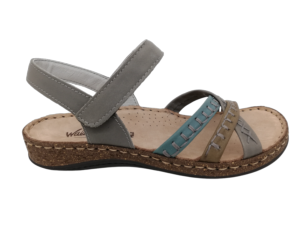 Sandalia Mujer Walk&Fly 40941 Gris