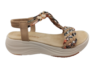 Sandalia Mujer Amarpies 30156 Beige