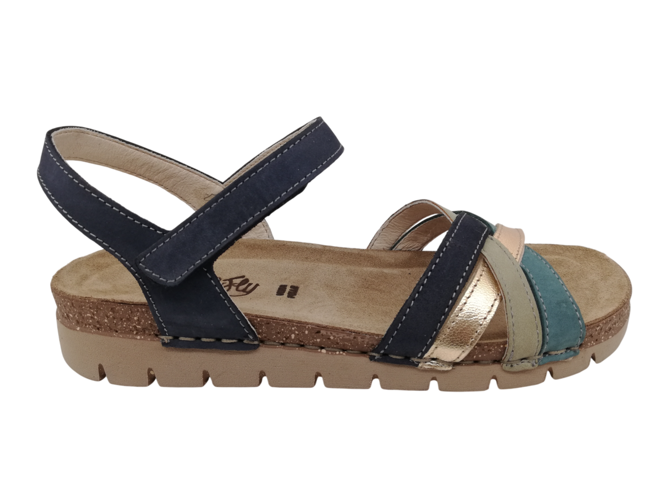 Sandalia Mujer Walk&Fly 50950 Azul Marino