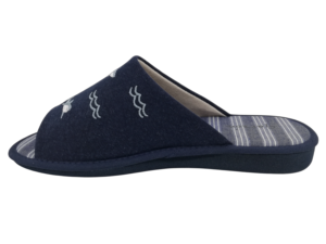 Zapatilla Casa Hombre Garzón P393.127 Azul Marino-Plata - Ítem1