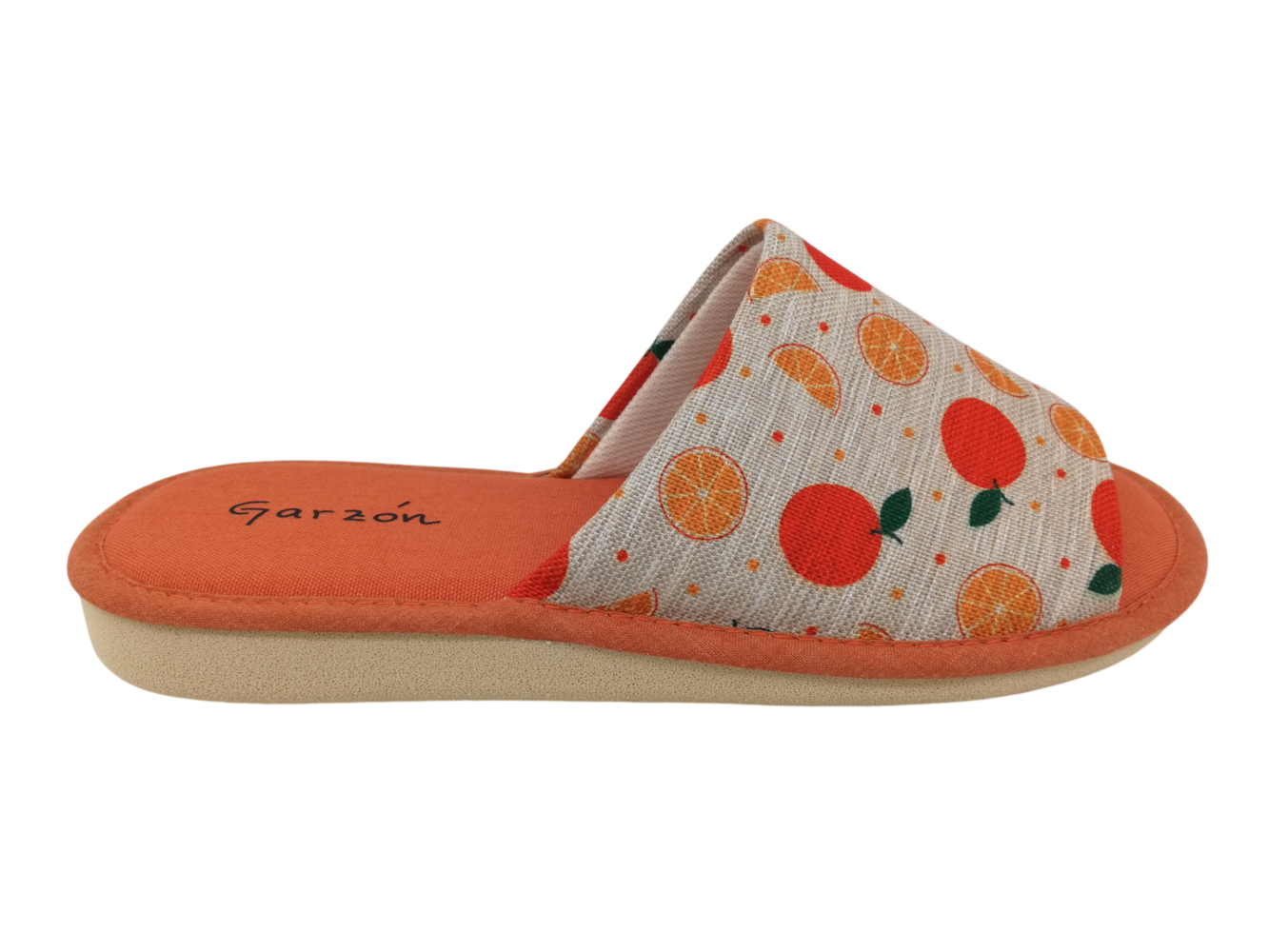 Zapatilla Casa Mujer Garzón P400.195 Naranja