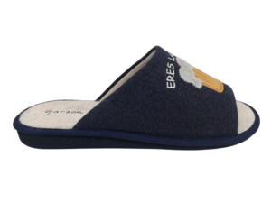 Zapatilla Casa Hombre Garzón P384.127 Azul Marino-Plata - Ítem1