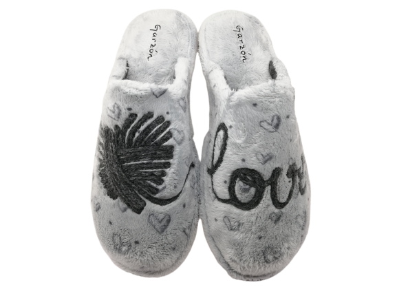 Zapatilla Casa Mujer Garzón P278.275 Gris