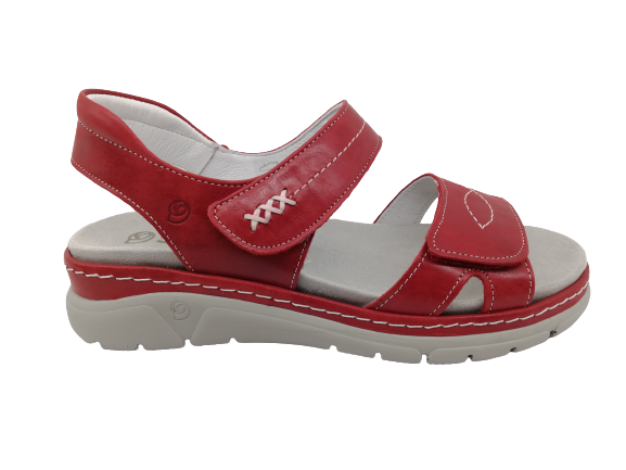 Sandalia Mujer Suave 3350 Rojo