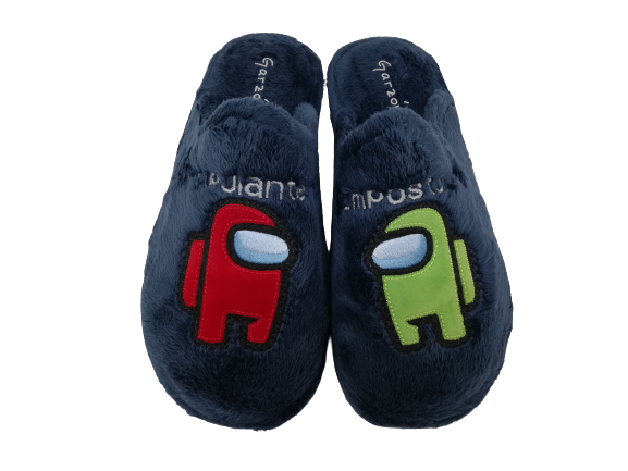 Zapatilla Casa Hombre Garzón P365.275 Azul Marino